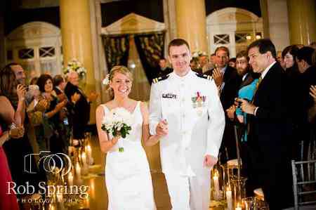 Remember this post about military weddings The passage of the Arch of 